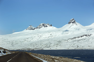 Image showing Ring road in Iceland, spring