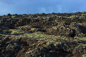 Image showing Volcanic rocks in Iceland