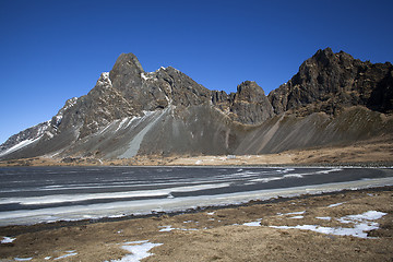 Image showing Impressive volcano mountain landscape in Iceland