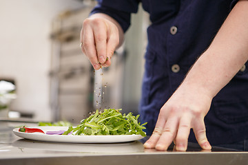 Image showing Chef preparing food