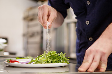 Image showing Chef preparing food