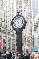 Image showing Street clock in New York City