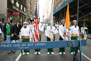 Image showing Saint Patricks Day Parade march