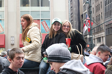 Image showing People on Saint Patricks Day Parade 