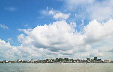 Image showing The waterfront of Myeik, Myanmar