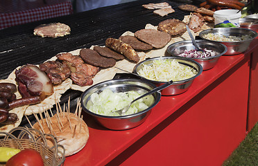 Image showing Street food in Serbia