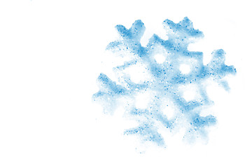 Image showing snowflake isolated