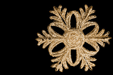 Image showing snowflake isolated