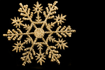 Image showing snowflake isolated