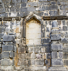 Image showing volubilis in morocco africa the old roman deteriorated monument 