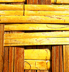 Image showing  bamboo in the  kho phangan bay asia and  