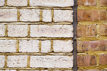 Image showing in london abstract    texture of a ancien wall  