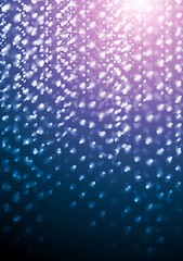 Image showing Purple blue abstract sparkling background