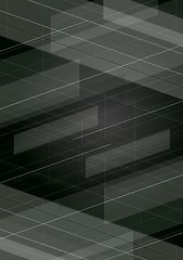 Image showing Dark tech minimal background