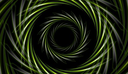 Image showing Abstract green vector tech background