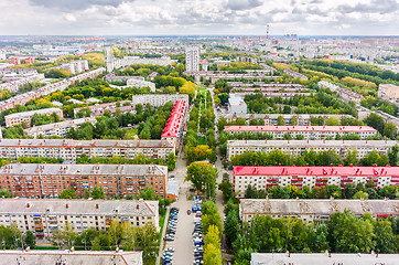 Image showing Residential large-panel houses. Tyumen. Russia