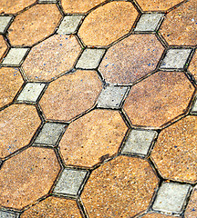 Image showing asia in  thailand kho samui    ceramic  tiles  the temple 