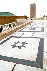 Image showing the   chellah  in morocco africa       old minaret