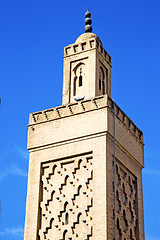 Image showing the history in maroc africa  minaret  