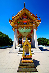 Image showing kho samui bangkok in thailand incision of sidewalk temple