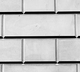 Image showing in london abstract    texture of a ancien wall and ruined brick