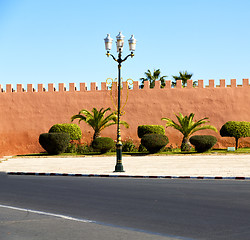 Image showing dome    old ruin in     construction  africa   morocco and sky  