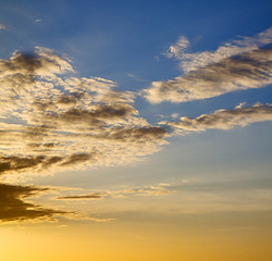 Image showing asia in the  kho tao bay isle sunset sun   thailand    cloud