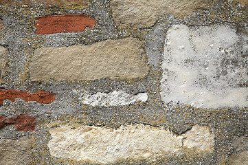 Image showing Stone wall, background