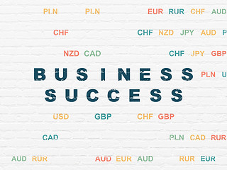 Image showing Finance concept: Business Success on wall background