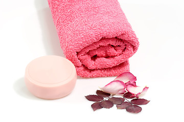 Image showing Pink Towel