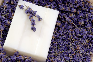 Image showing Soap with Lavender