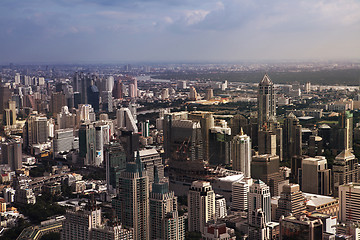 Image showing Aerial view of Bangkok