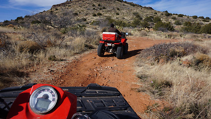 Image showing All Terrain Vehicle rider