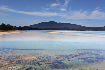 Image showing Wallaga Mouth views to Mt Gulaga Australia