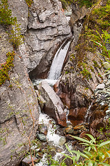 Image showing Waterfall in Altai mountains. Russia