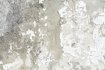 Image showing White old grunge texture or background