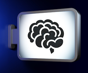 Image showing Science concept: Brain on billboard background