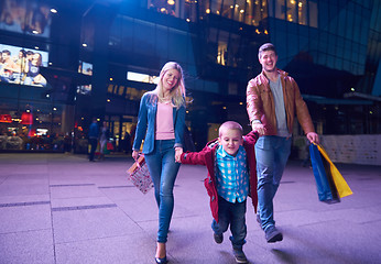 Image showing Group Of Friends Enjoying Shopping