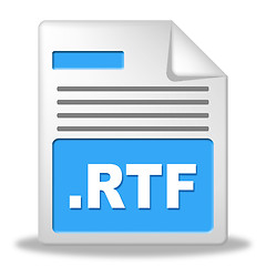 Image showing Rtf File Indicates Organized Archiving And Correspondence