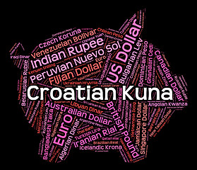 Image showing Croatian Kuna Shows Forex Trading And Coinage