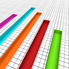 Image showing Graph Report Indicates Graphs Profit And Data