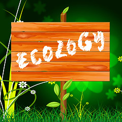 Image showing Ecology Eco Indicates Earth Day And Eco-Friendly