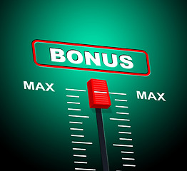 Image showing Max Bonus Represents For Free And Added