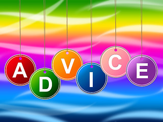 Image showing Advice Advisor Indicates Recommendations Advisory And Help