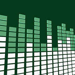 Image showing Music Equaliser Means Sound Track And Amplifier