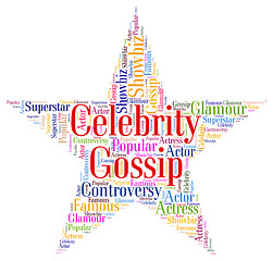 Image showing Celebrity Gossip Means Chat Room And Fame