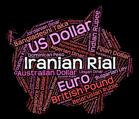 Image showing Iranian Rial Shows Foreign Currency And Banknote