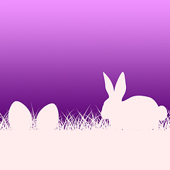 Image showing Easter Eggs Represents Blank Space And Copy