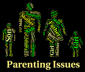 Image showing Parenting Issues Means Mother And Baby And Affairs