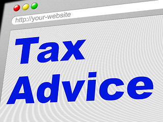 Image showing Tax Advice Means Levy Info And Taxation